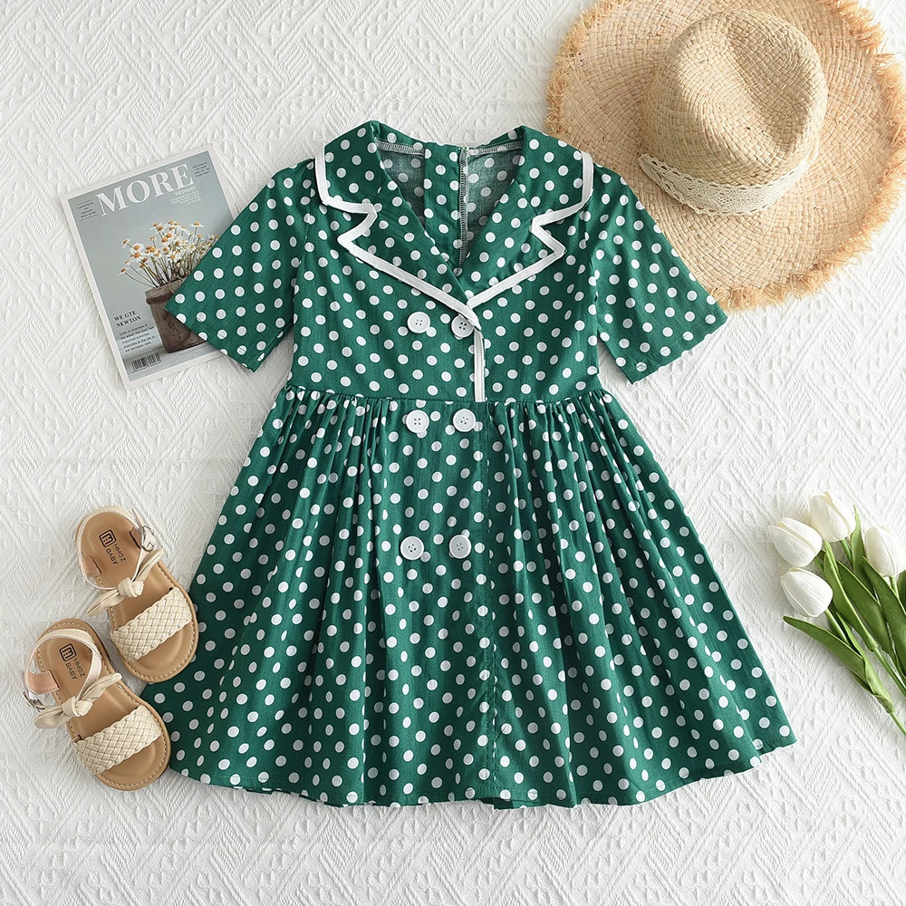 Kids Girls Summer Lace Dress