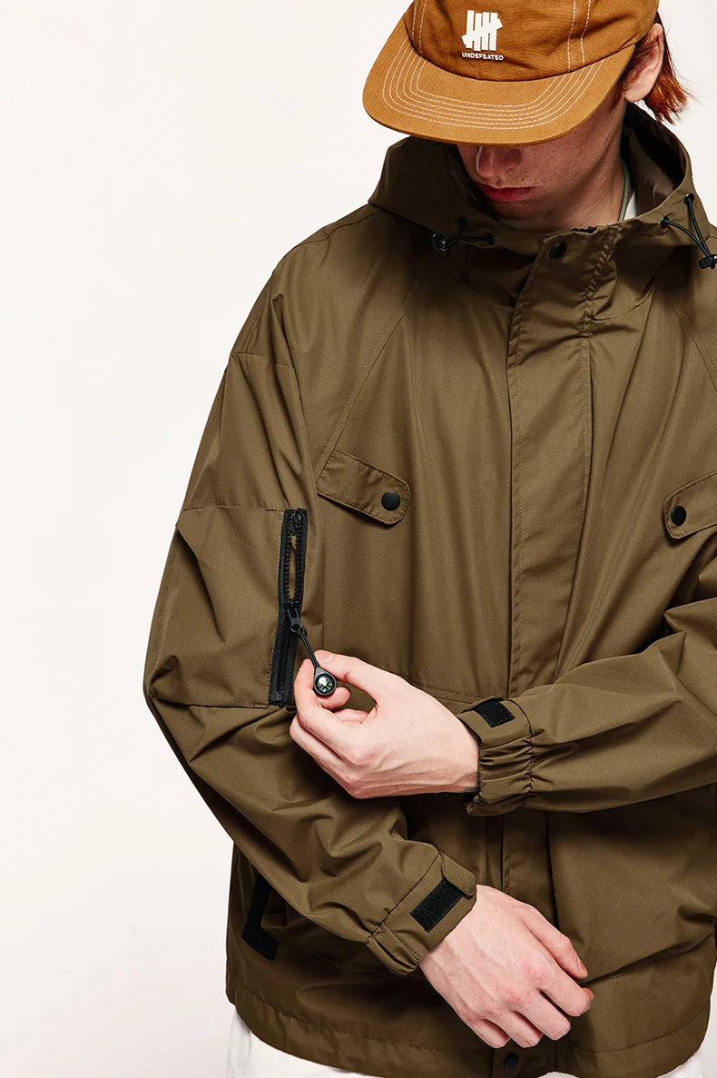 Unisex Spring Outdoor Waterproof Hiking Multi Pockets Cargo Jacket