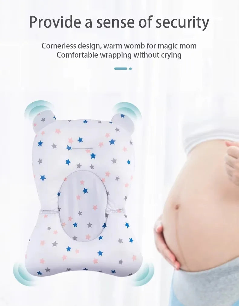 Baby Bathtub Pad - Adjustable Bath Support Seat for Newborn Bathing