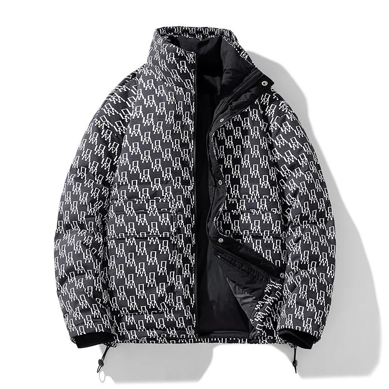 Men's Winter Stand-up collar Thickened warm winter Jacket