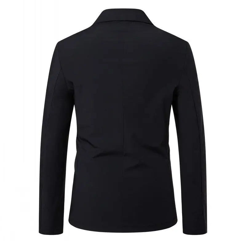 Men's Summer Thin Smart Casual Lightweight Turn Down Collar Blazer Jacket