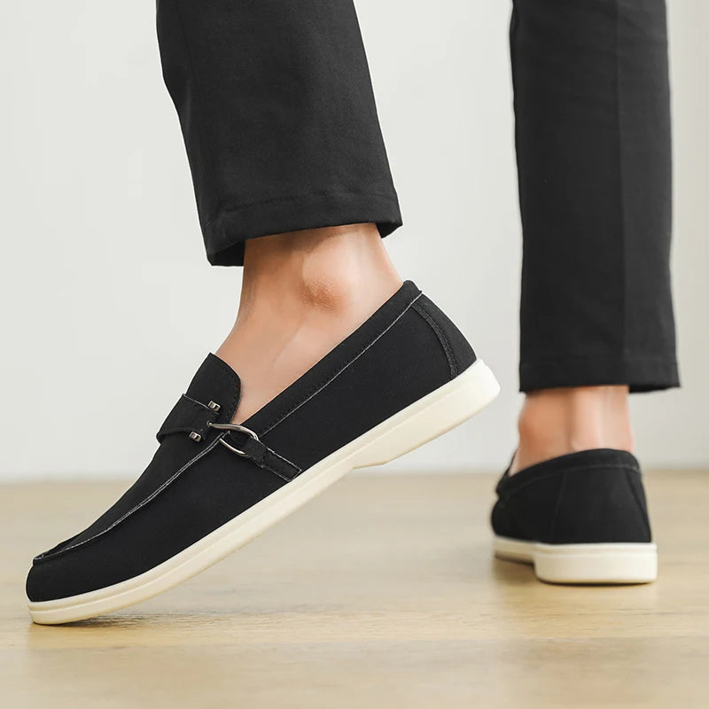 Men's Autumn Slip-On Loafers - Comfortable Soft Tennis & Driving Shoes