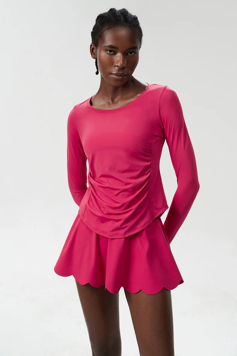 Two-Piece Athletic Set - Breathable Running Suit with Shorts
