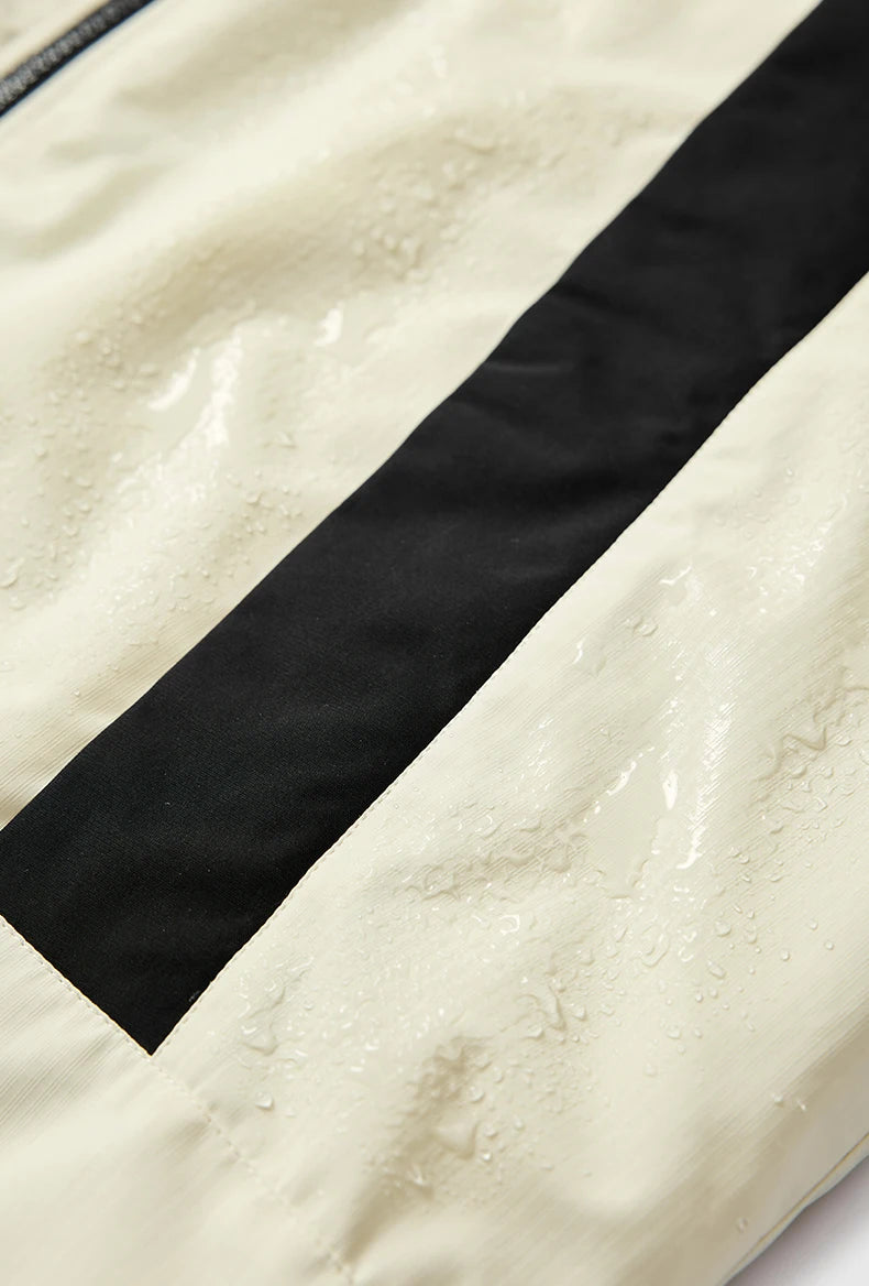 Unisex Winter Arctic Velvet Inner Parkas  High Neck Windproof Cotton Padded Hooded Jacket Outdoor Coat