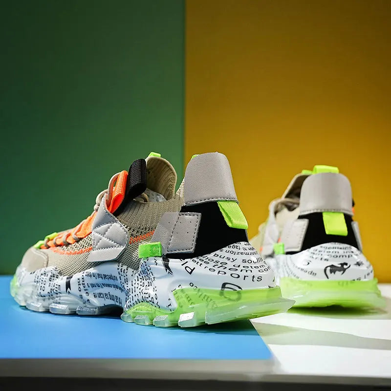 Men's Casual Sneakers | Chunky Sport Running Shoes | Non-slip Platform Shoes