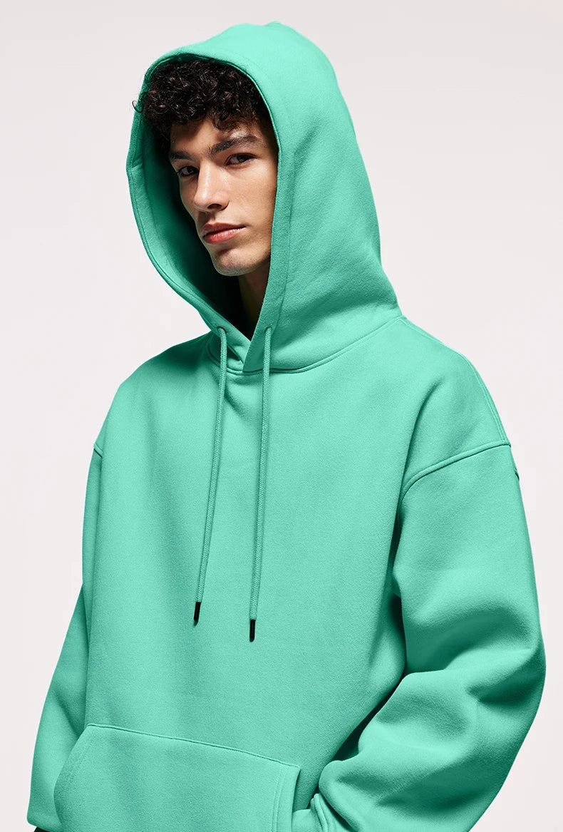 Unisex 350G Fleece Velvet Warm Hoodie