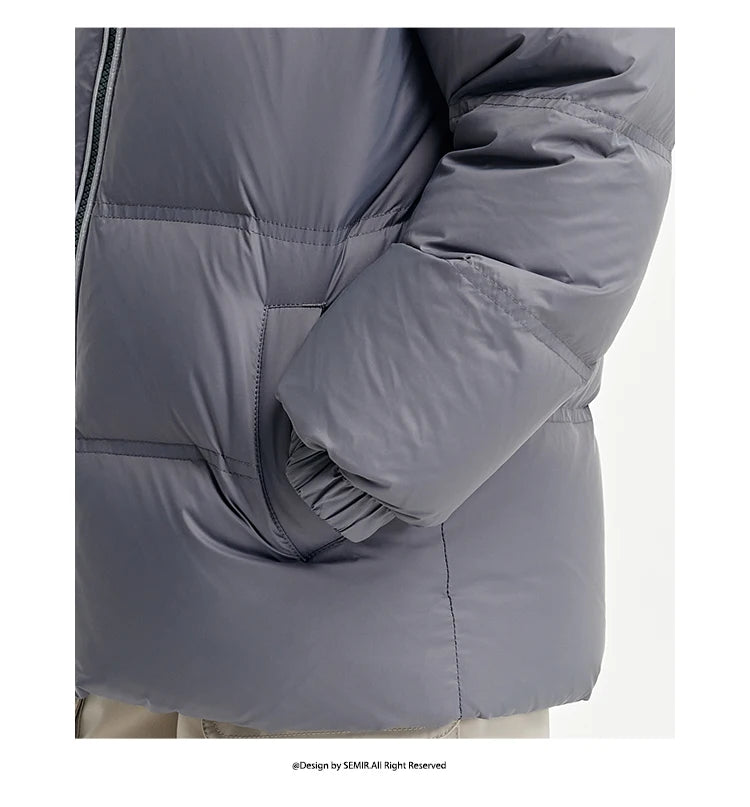 Children's Three-Proof Down Jacket - Hooded Winter Coat with Print