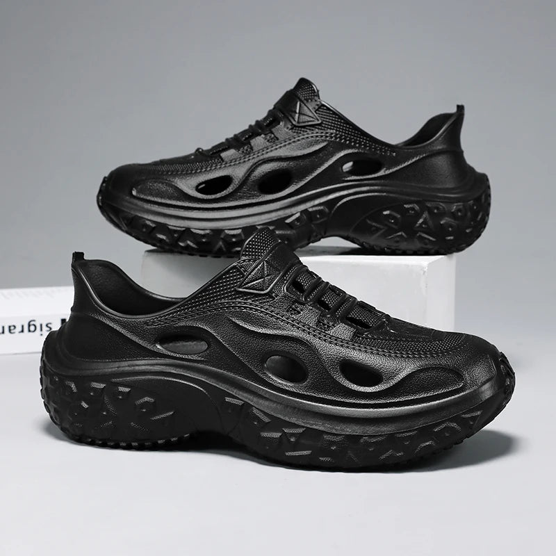 Men's Summer Sandals Platform Outdoor Quick Dry Beach Wading Water Non-Slip Clogs
