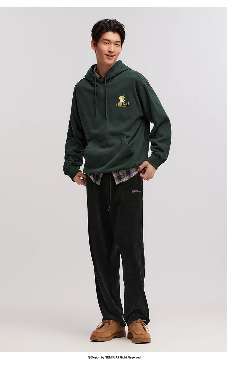Men's Winter Campus Hoodie - Couple Matching Hooded Sweatshirt 2025