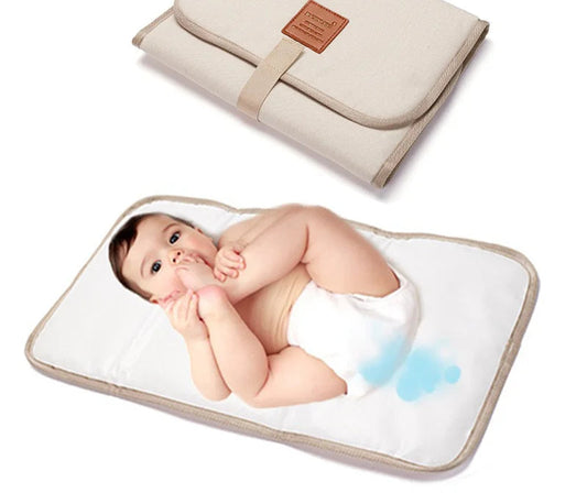 Waterproof Baby Changing Pad - Soft Portable Diaper Mat for Newborns & Infants