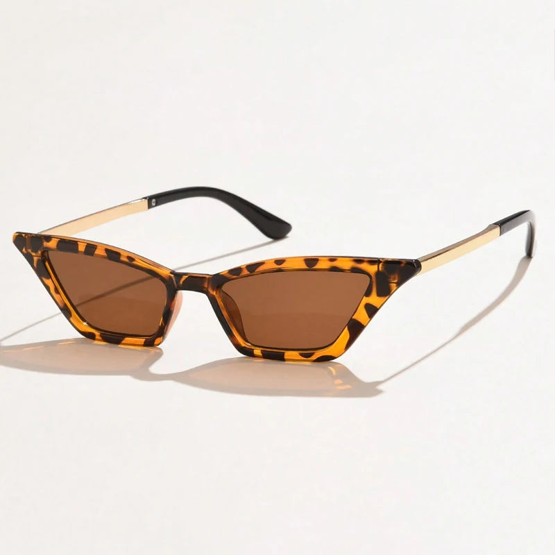 Women's 4pcs Square Triangle Cat Eye Anti UV Sunglasses UV400