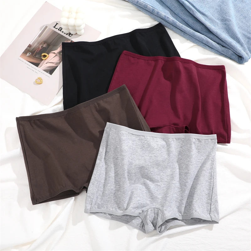Women's Cotton Seamless Boyshorts - Comfort Sports Underwear