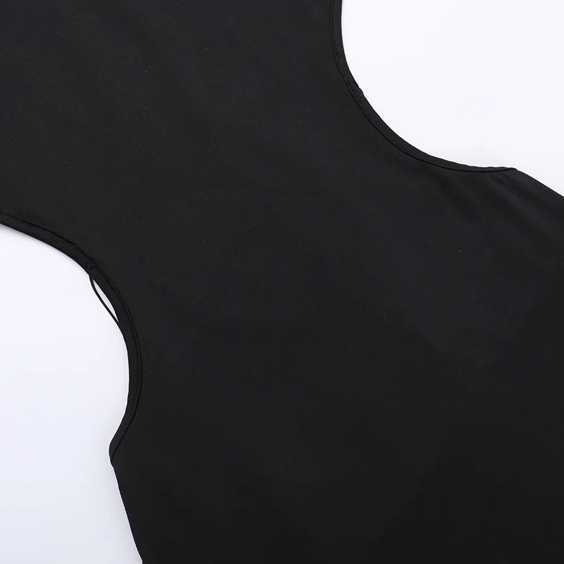 Backless Bandage Butterfly Detail Long Dress -Summer Sleeveless Maxi Dress