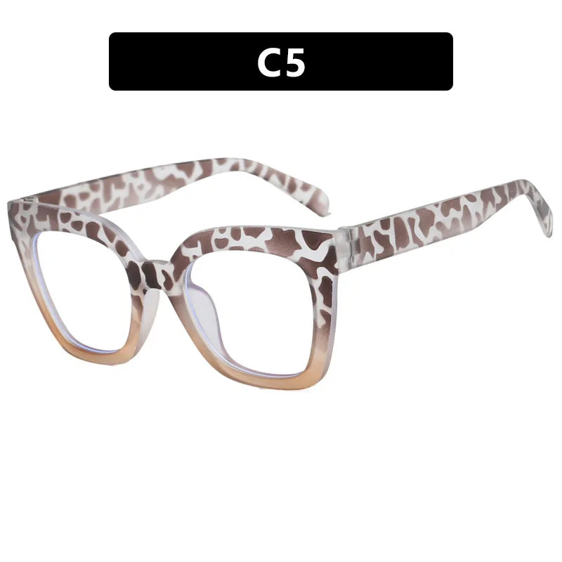 Square Frame Anti Blue Light Glasses - Transparent Computer Eyewear for Women & Men
