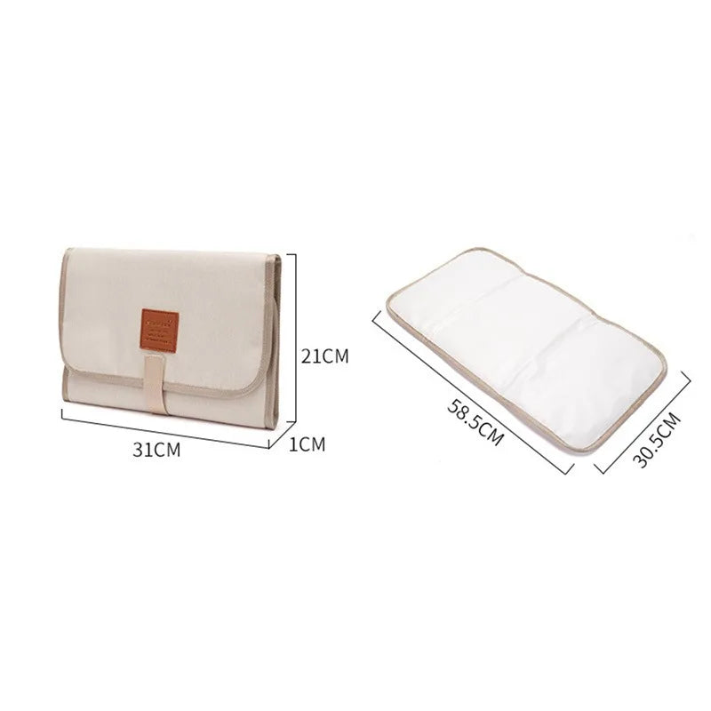 Foldable Baby Diaper Changing Pad - Waterproof Portable Changing Mat