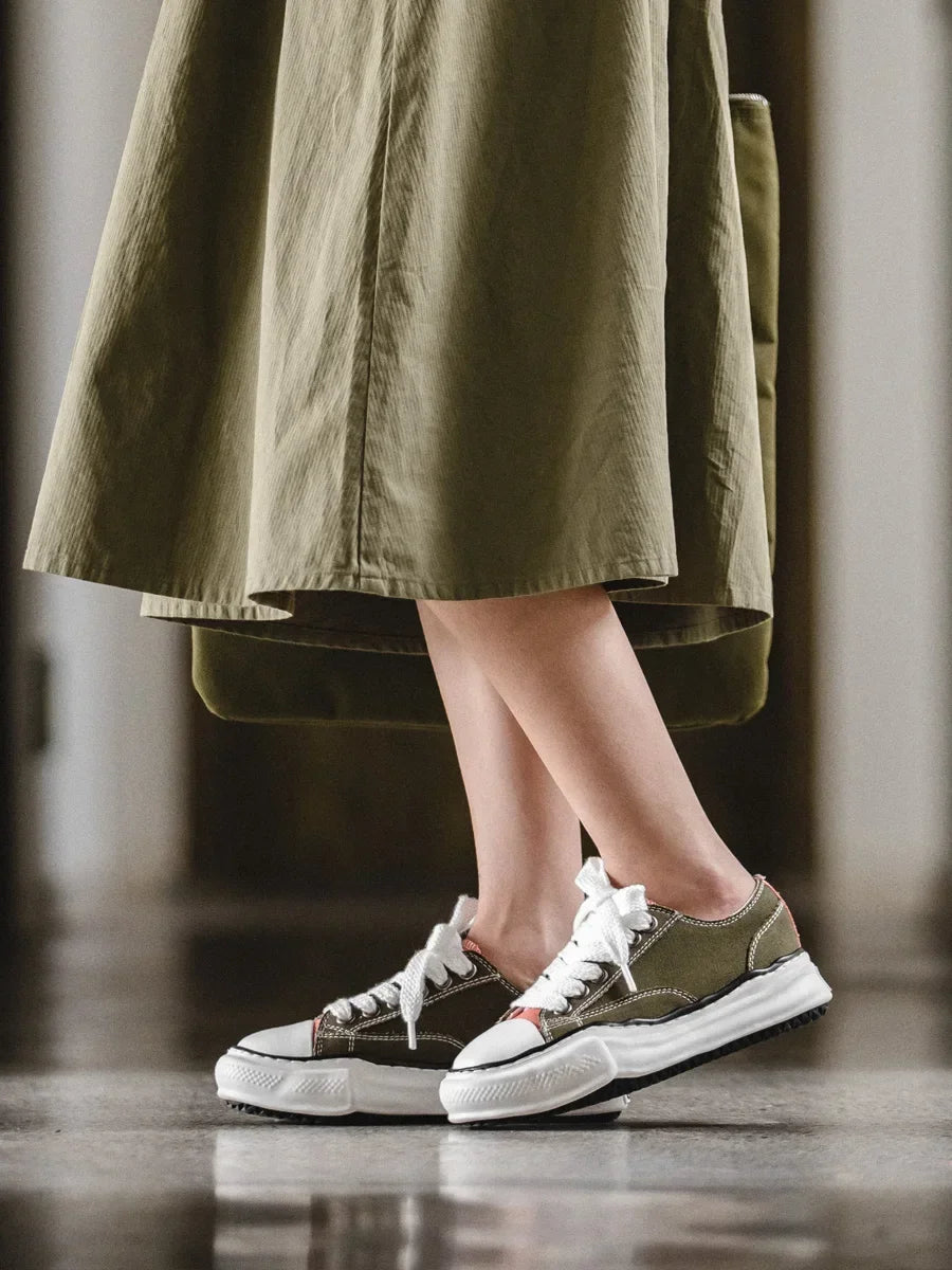 Women's Japanese Canvas Shoes - Versatile Summer Casual Sneakers Trend Board Shoes