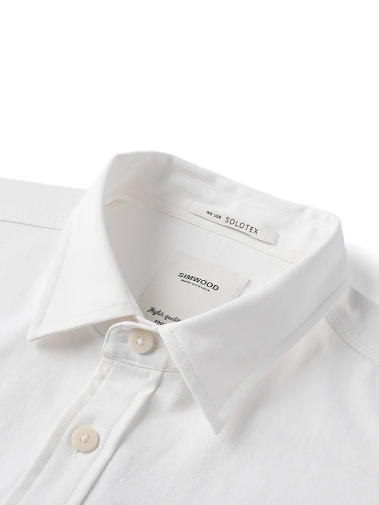 Men's Spring Oversize 180gsm Solotex Soft Fabric Quick-Dry Wrinkle Free Shirt