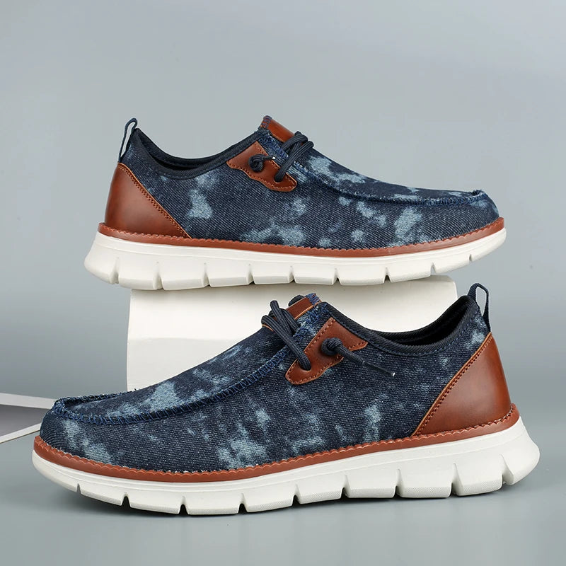 Men's Casual Slip-on Canvas Flat Loafer Shoes