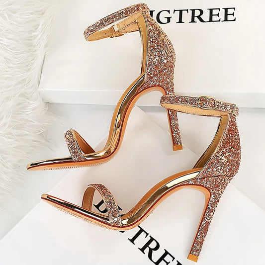Women's High Heels  Sparkle Sequins Stiletto Heels