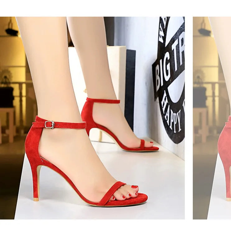 Women's Open Toe Summer High Heels Stiletto