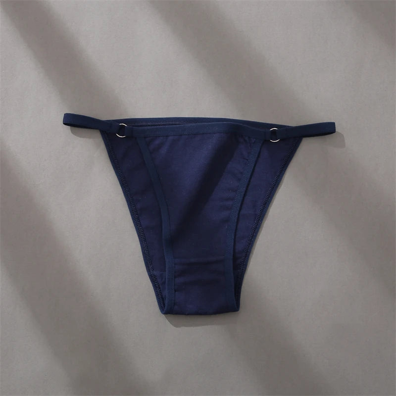 Women's Cotton Briefs Low Waist Seamless Underwear  Bikini Breathable Lingerie