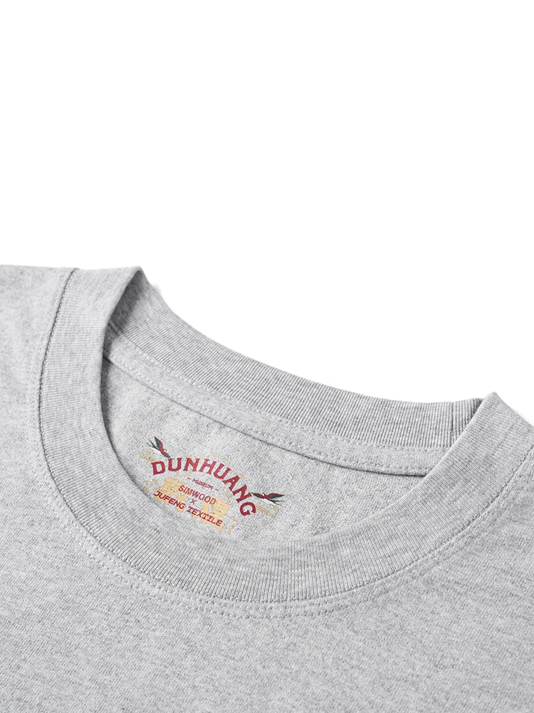 Men's Summer Oversize Letter Print 270gsm 100% Original Cotton T-Shirt