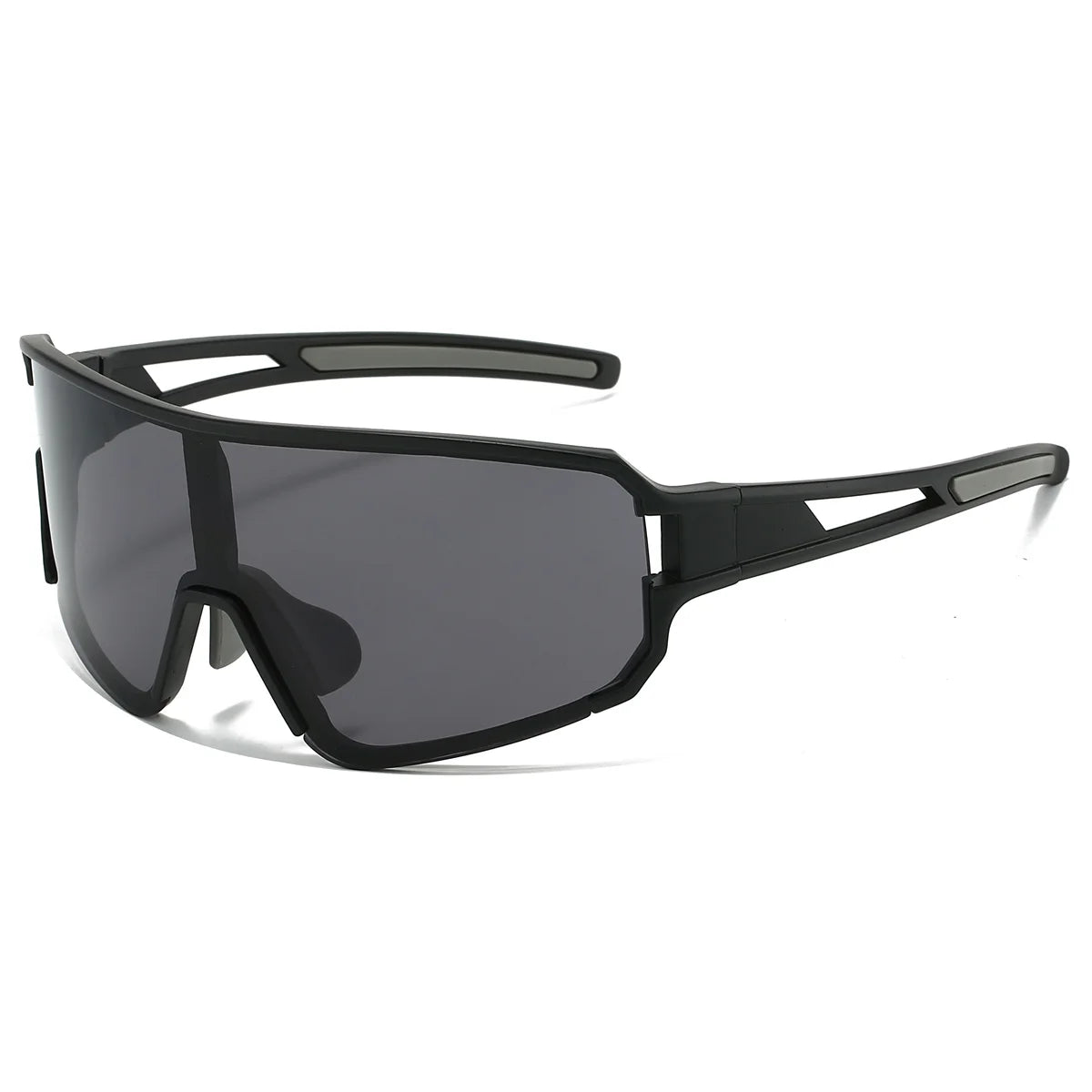 Men's Oversized Sports Goggle Punk Mirror Outdoor Fishing Sunglasses Trendy Windproof Anti-UV Cycling Shades