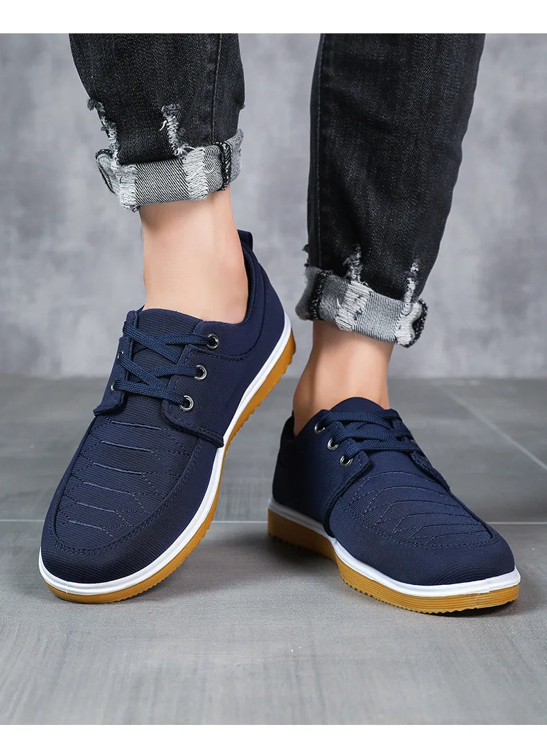 Men's Summer Casual Running Sport Lace Up Flats Sneakers Lightweight Shoes