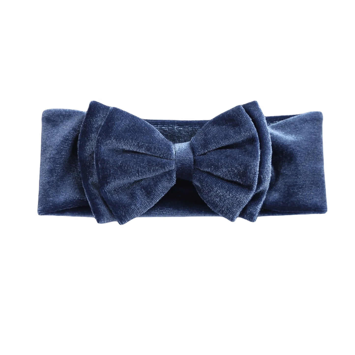 Toddler Baby Girls Bow Headbands Soft Stretchy Velvet Hairbands Hair Accessories