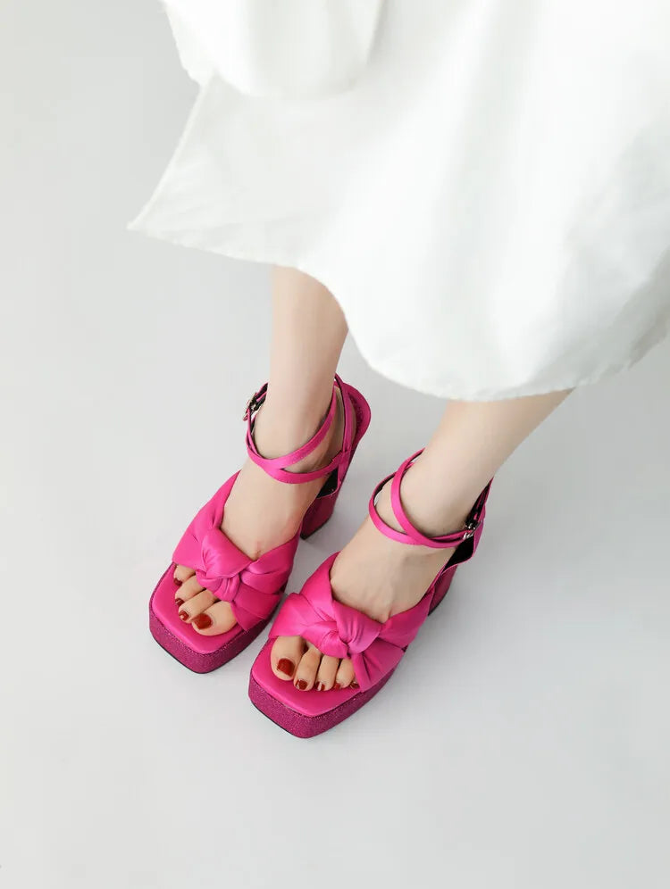 Women's 12/14cm High Heel Platform Sandals