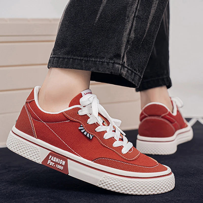Canvas Skateboard Flat Shoes - Unisex Trainers Plus Size
