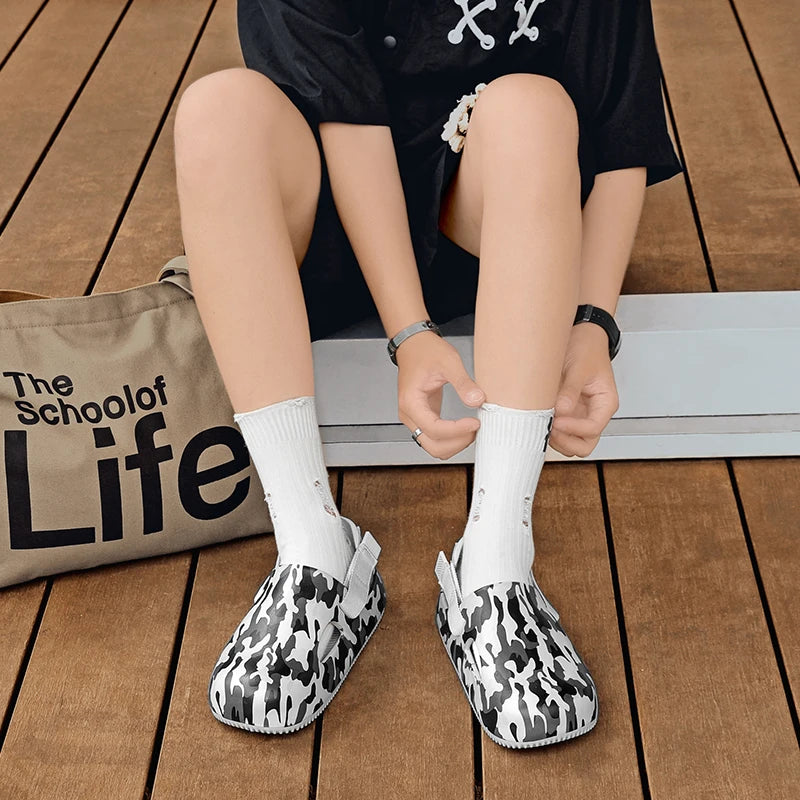 Men's Summer Slippers Sandals Camouflage Clogs Beach Slippers Flip Flop Casual Slides
