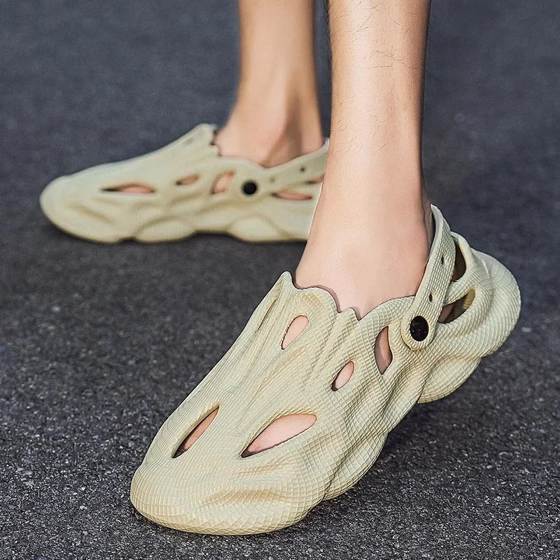 Unisex Summer Slippers Camouflage Outdoor Sandals Clogs Beach Slippers Slides