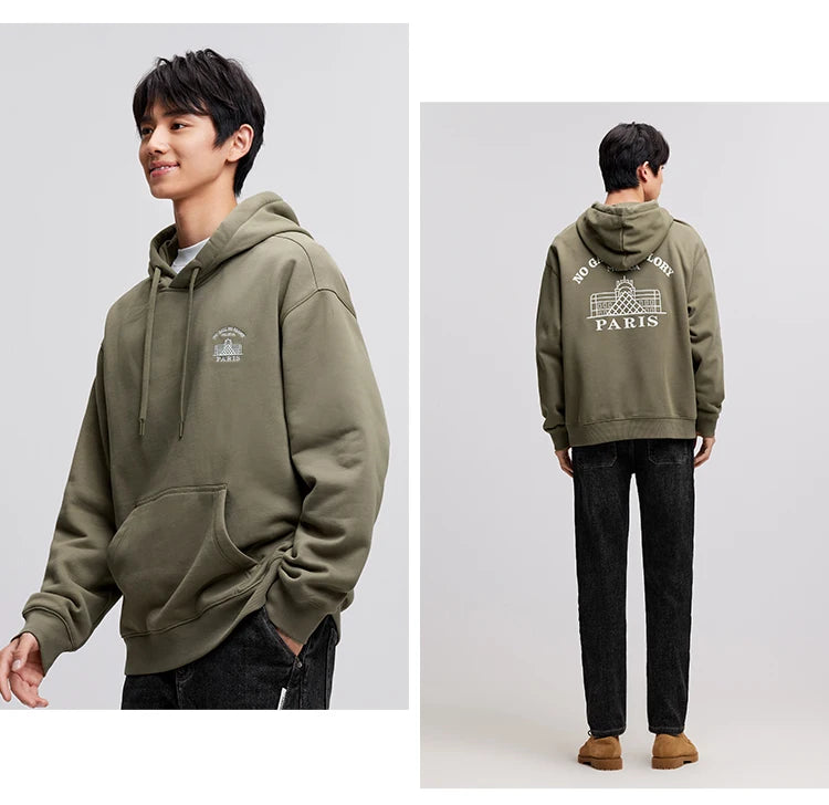Men's Winter Printed Hoodie - Couple Matching Casual Wear 2025