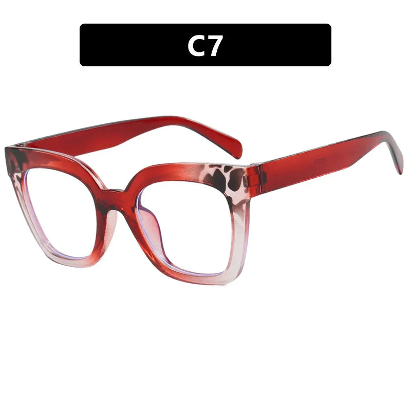 Square Frame Anti Blue Light Glasses - Transparent Computer Eyewear for Women & Men