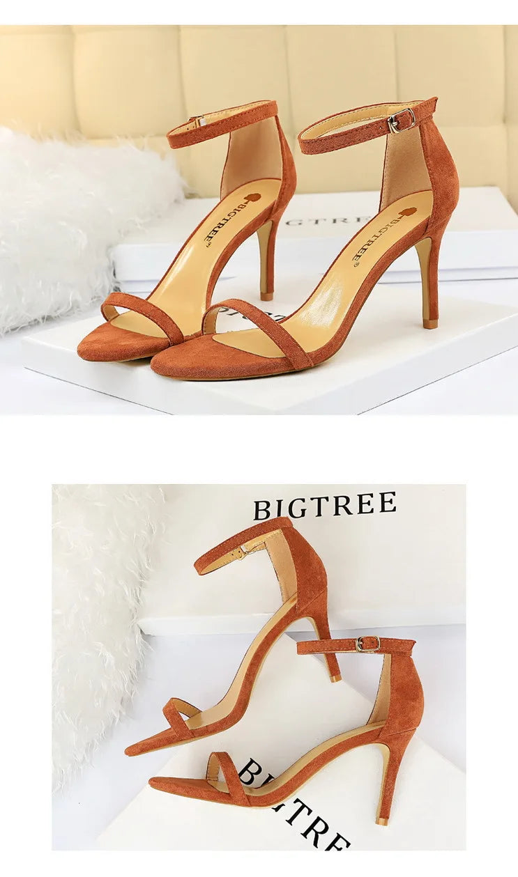 Women's Open Toe Summer High Heels Stiletto