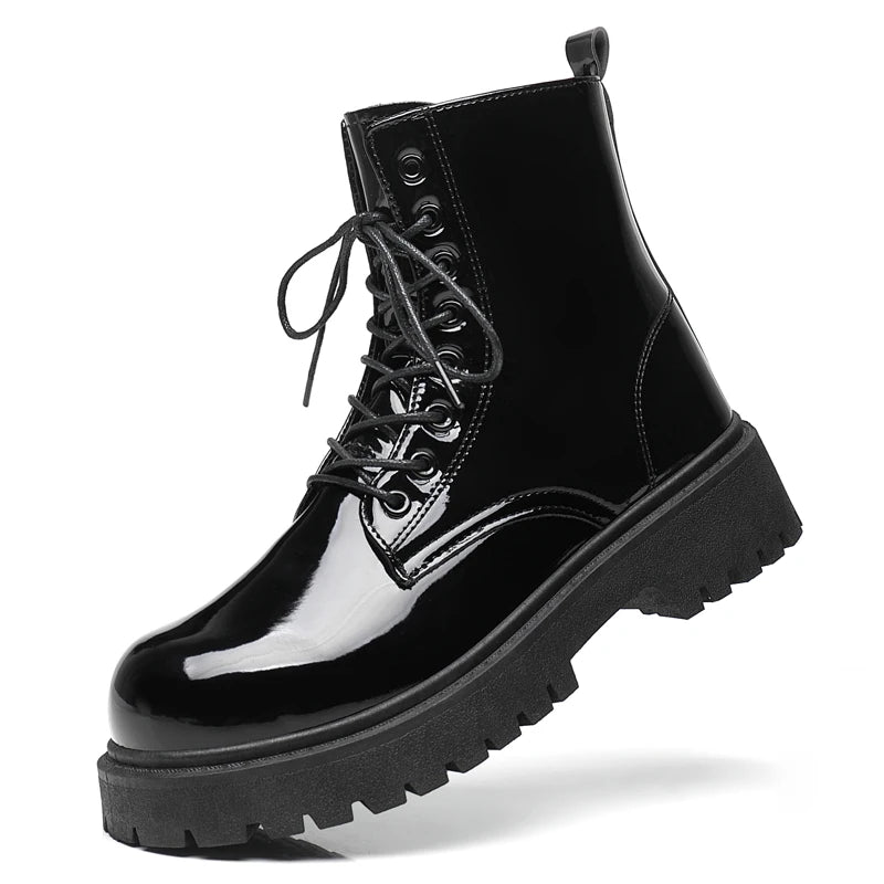 Men's Platform Genuine Leather Boots