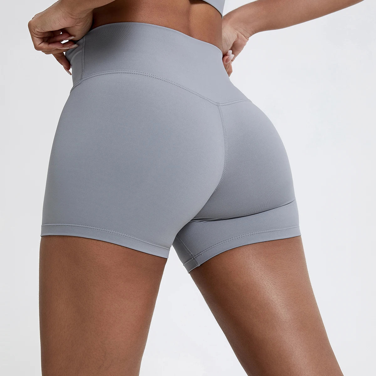 Women's Running Sports Buttock Lift Gym Leggings Cycling Slim Fit Workout High Waist Yoga Shorts