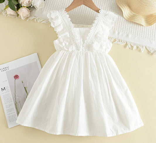 Kids Girls Summer Lace Dress