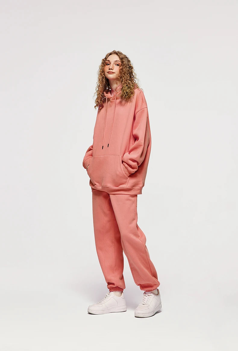 Unisex 350G Fleece Velvet Warm Hoodie