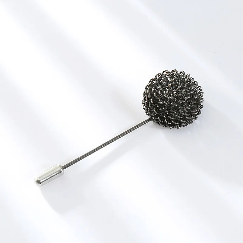 Premium Flower Cufflinks for Men - Round Wedding Shirt Accessories