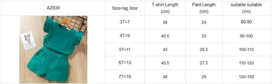 Girls Summer Feather Outfit Set - Sleeveless Top & Bandage Shorts