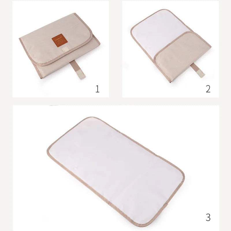 Foldable Baby Diaper Changing Pad - Waterproof Portable Changing Mat