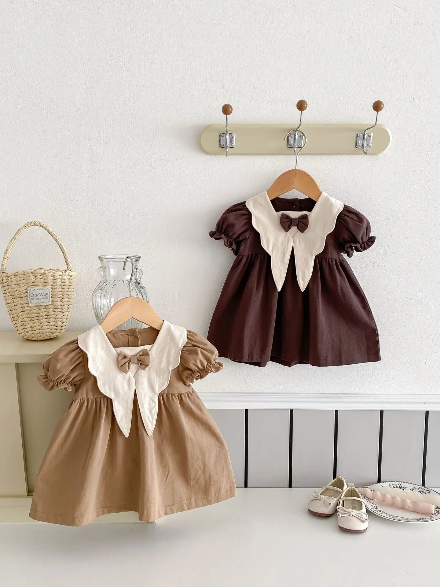 Summer Girls Clothes Preppy Style A Line Dresses