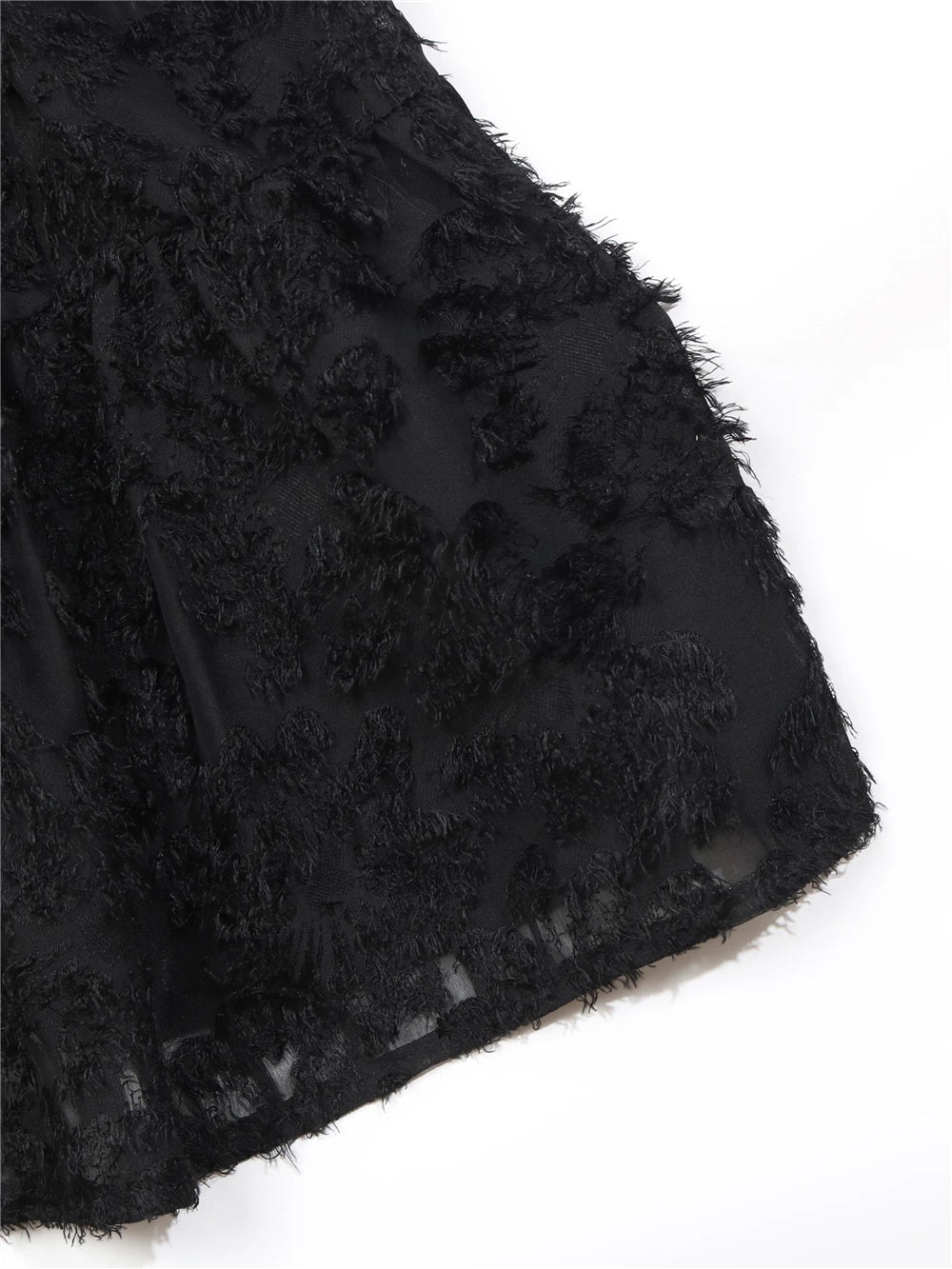 Autumn Winter Fashion - Elegant V-neck Chiffon Dress