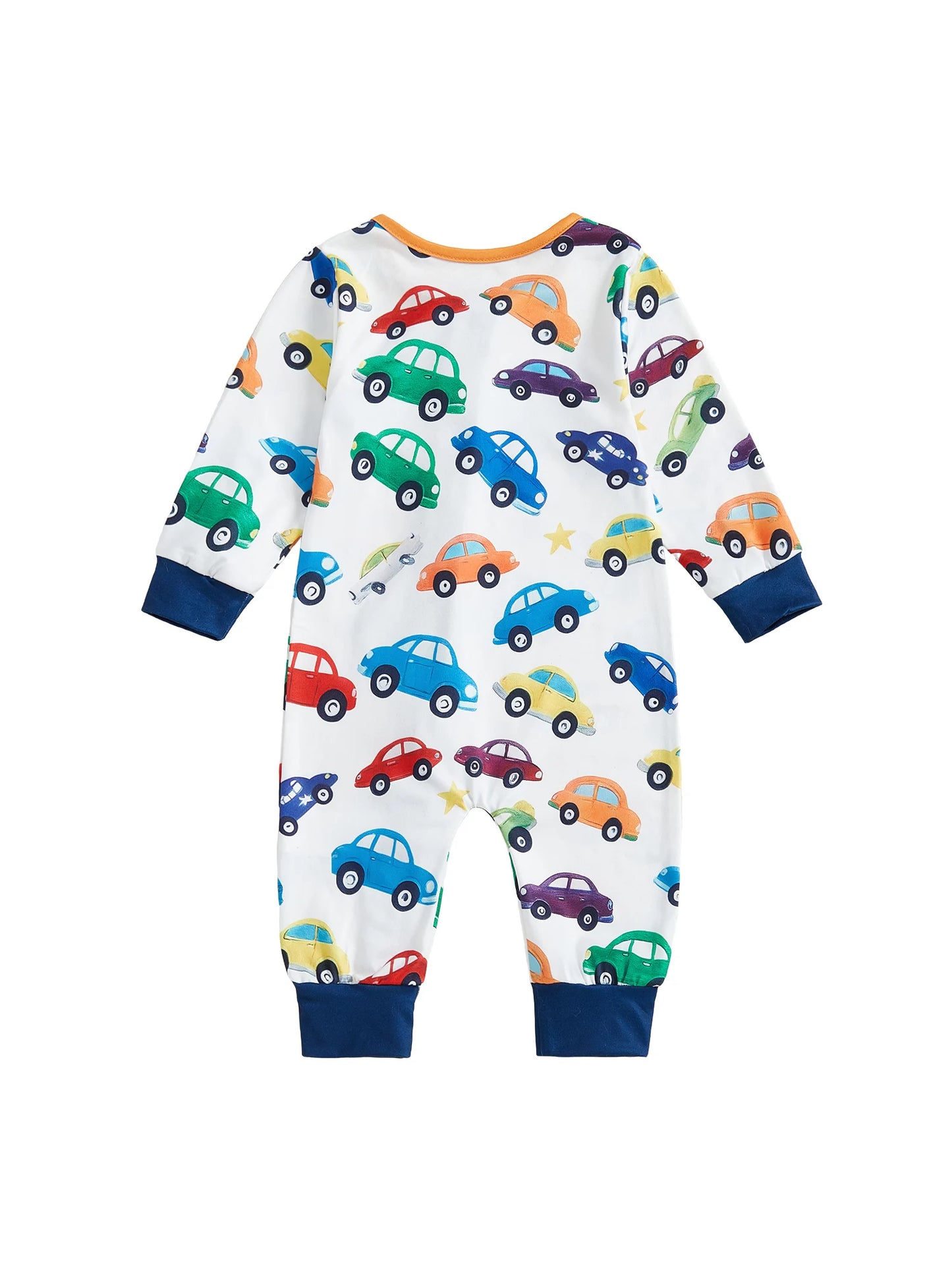 Baby Boys Car Print Zip-Up Romper (0-18M)