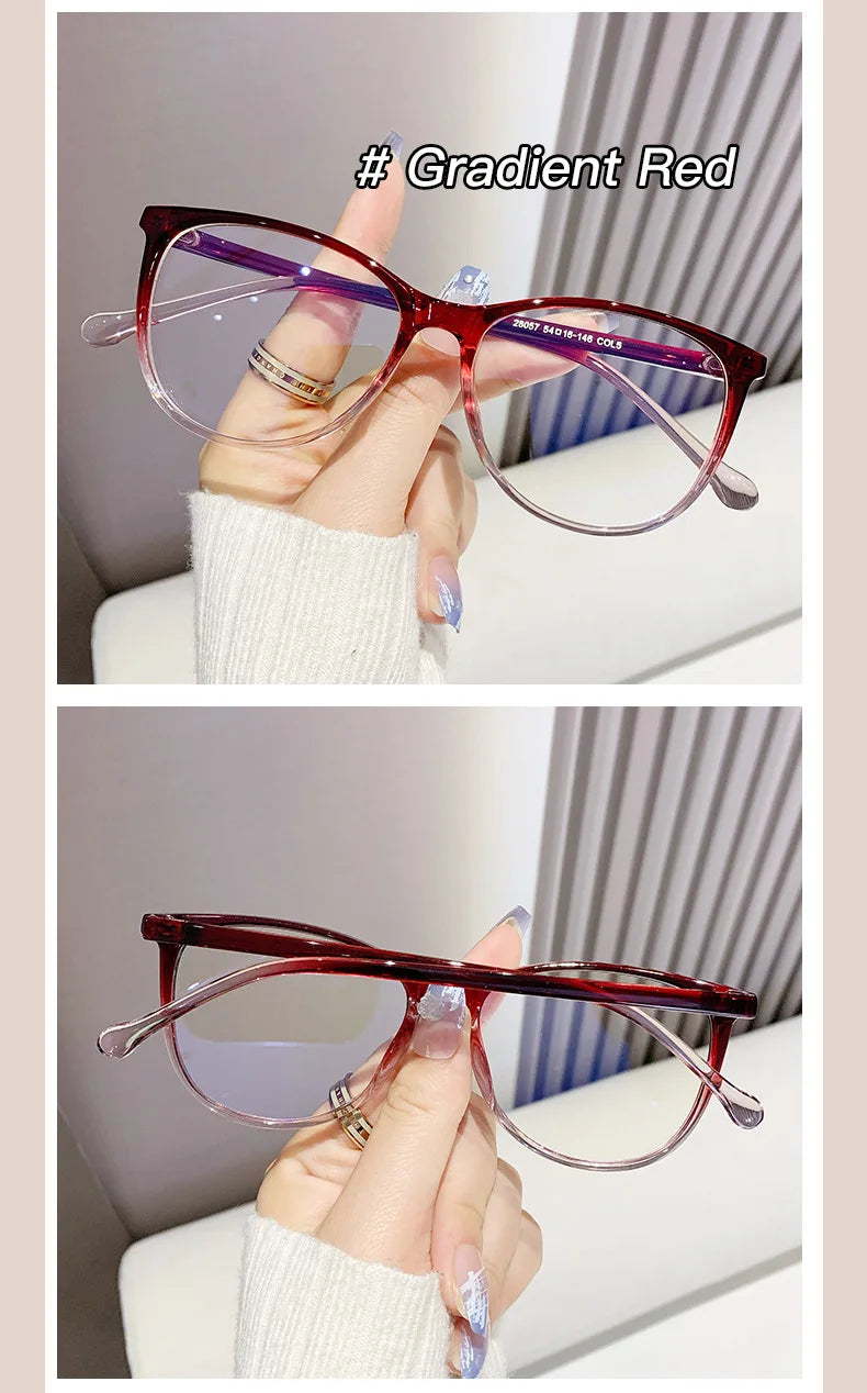 Retro Transparent Fashion Glasses - Anti Blue Light Eyeglass Frame