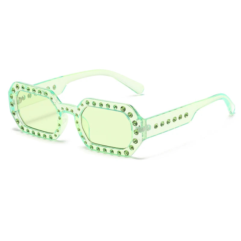 Rhinestone Fashion Sunglasses - UV400 Protection for Women & Men