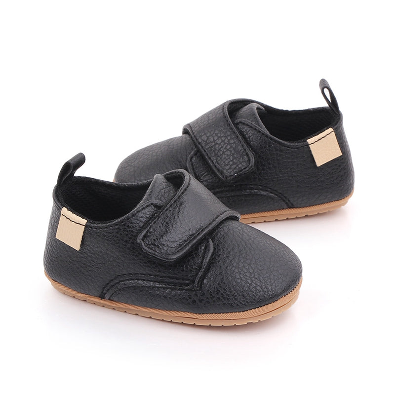 Toddler Baby Boys Girls Causal First Walker Shoes PU Leather Sneakers Soft Sole Cute Baby Flats Shoes