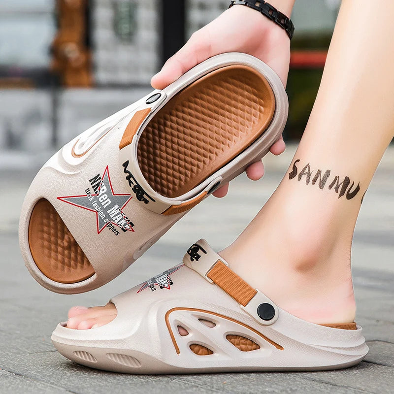 Men's Summer Slippers Platform Casual Sandals Flip Flops Slippers
